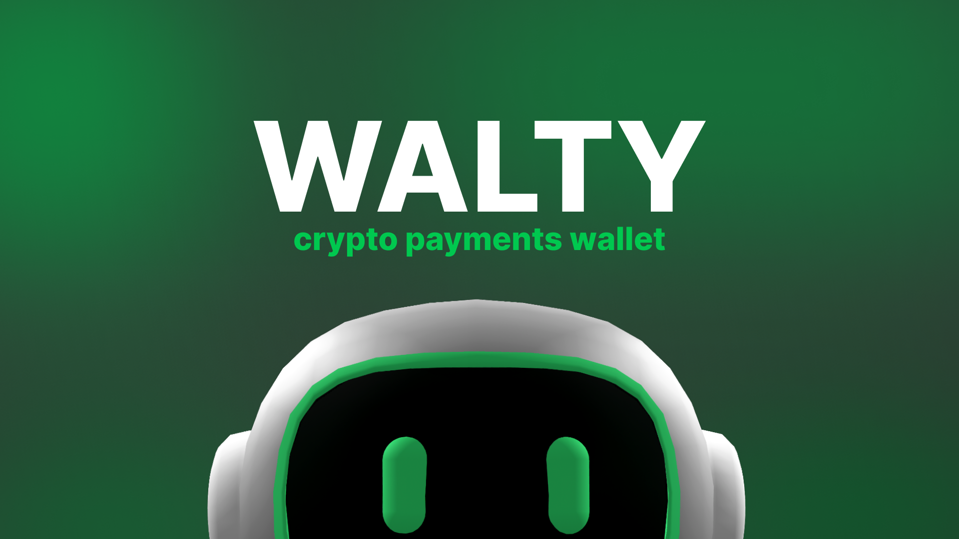 Walty crypto payment platform interface